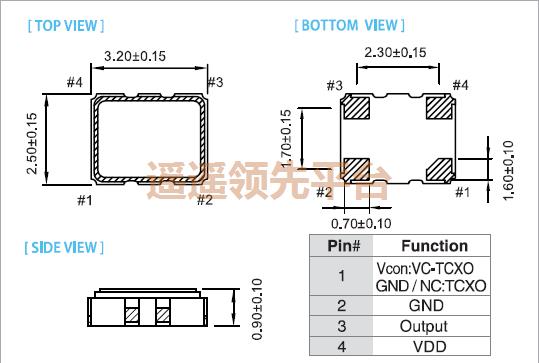 TXETBLSANF-26.000000,泰艺有源振荡器,26M晶体,削峰正弦波k1体育,TCXOk1体育,电压2.8V~3.3V TXETBLSANF-26.000000,泰艺有源振荡器,26M晶体,削峰正弦波k1体育,TCXOk1体育,电压2.8V~3.3V