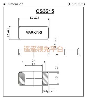 CS3215-32.768KHz-12.5-TR,ITTIԴƬk1,CS3215k1