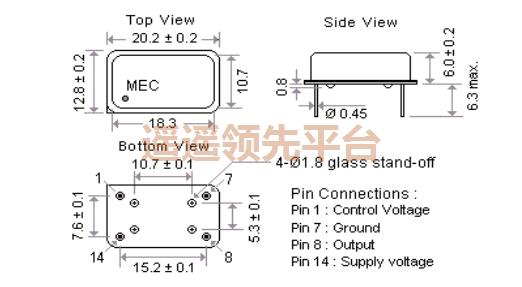 5G14-B-100N-35.328,台湾MERCURY有源k1体育,G14有源石英进口k1体育