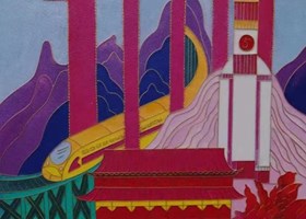 數(shù)字媒體藝術(shù)設(shè)計(jì)作品《掐絲琺瑯畫(huà)》